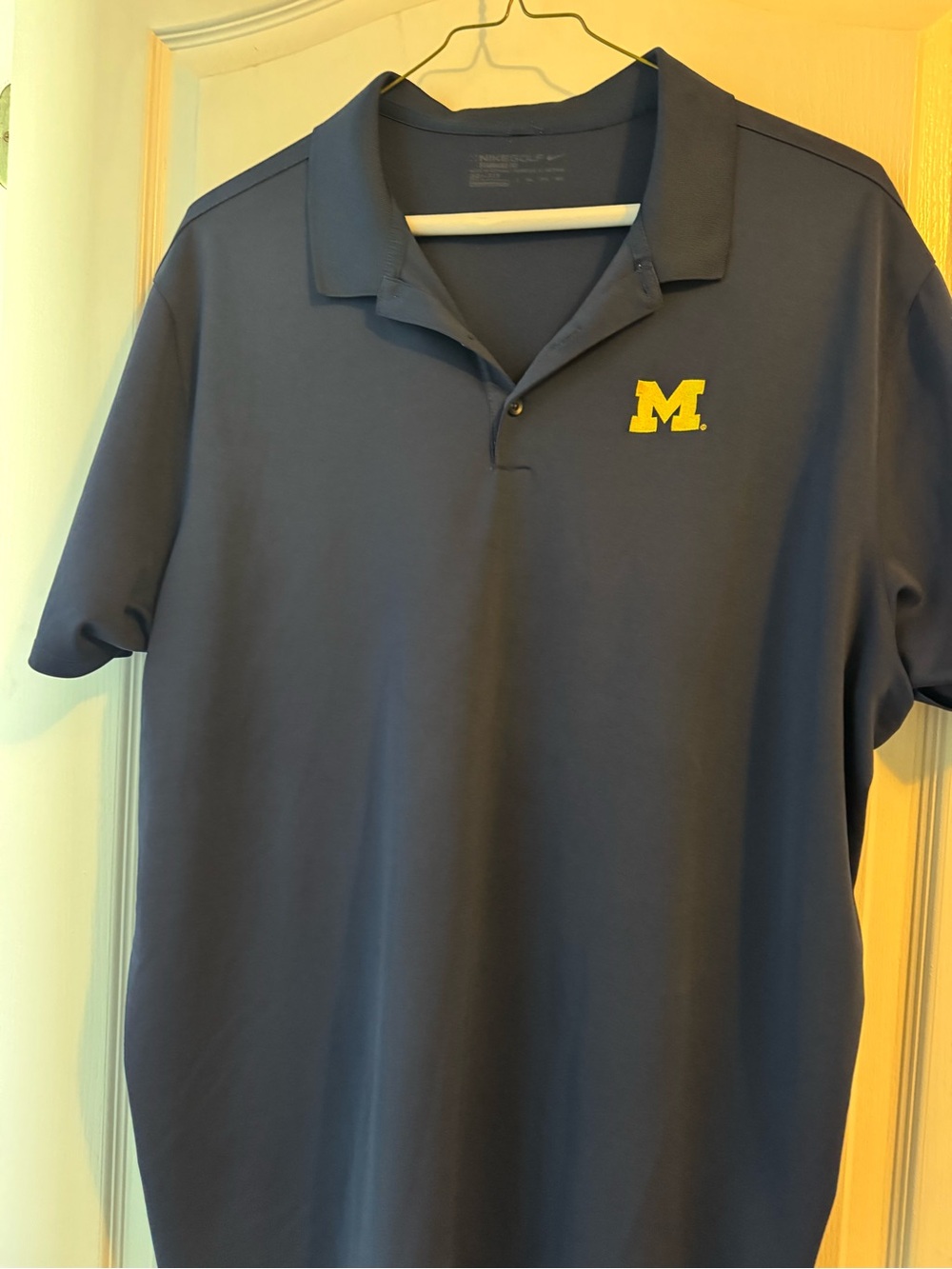 Navy Michigan polo shirt